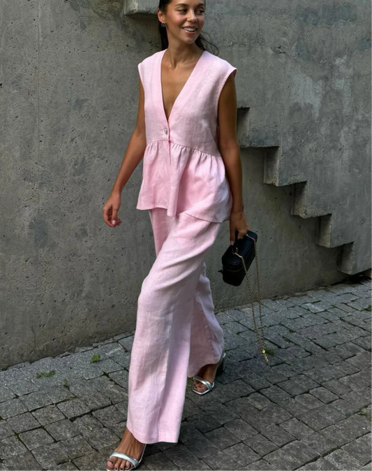 Loretta Cotton Set (Top/Pants)