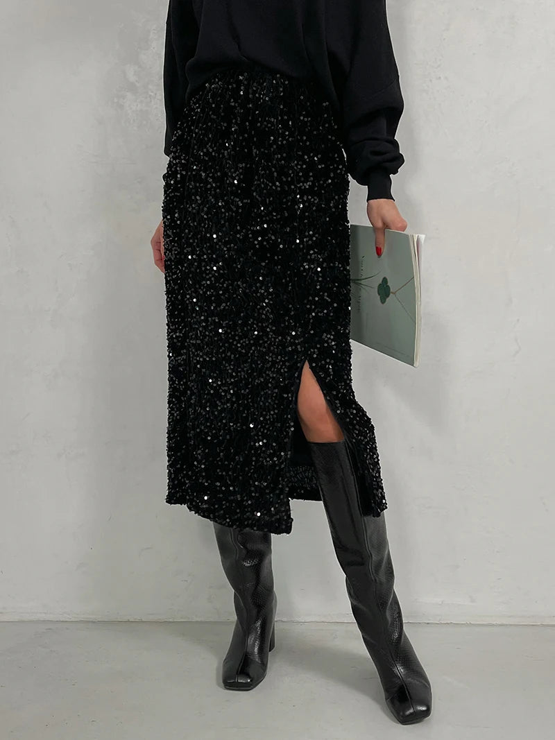 Wilma Sequin Skirt