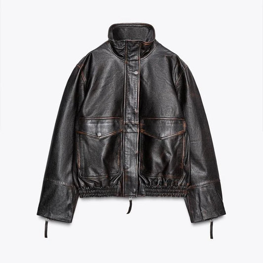 Karen Leather Jacket