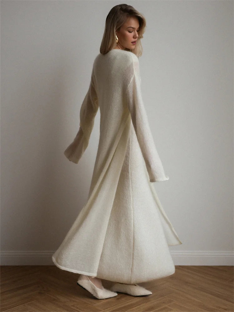 Nancy Knit Set (Long Cardigan/Dress)