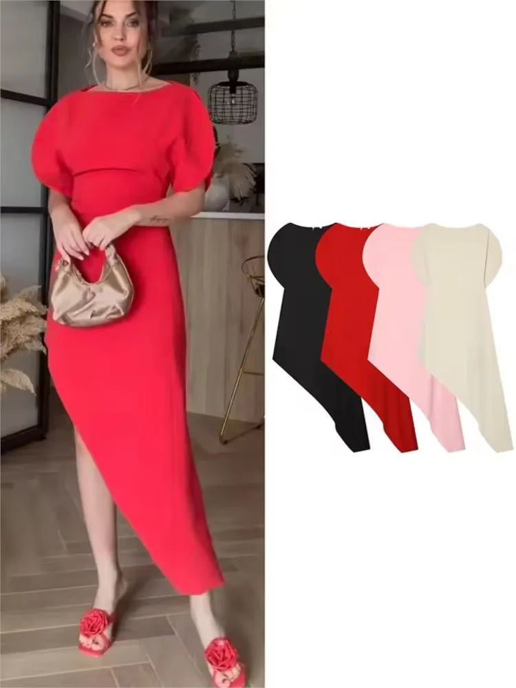 Anne Asymmetric Dress