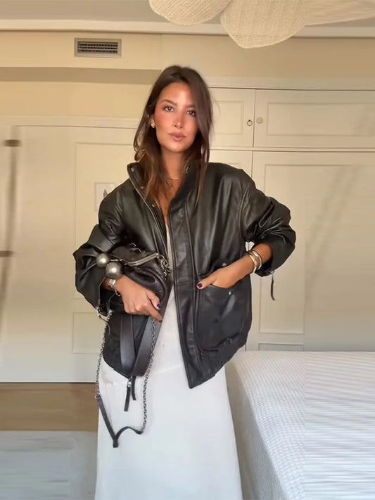Karen Leather Jacket