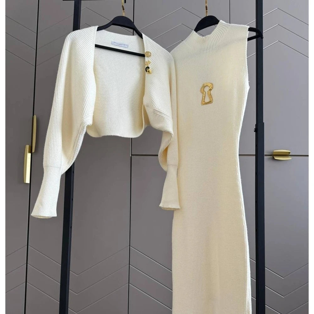 Maria Set (Dress/Cardigan)