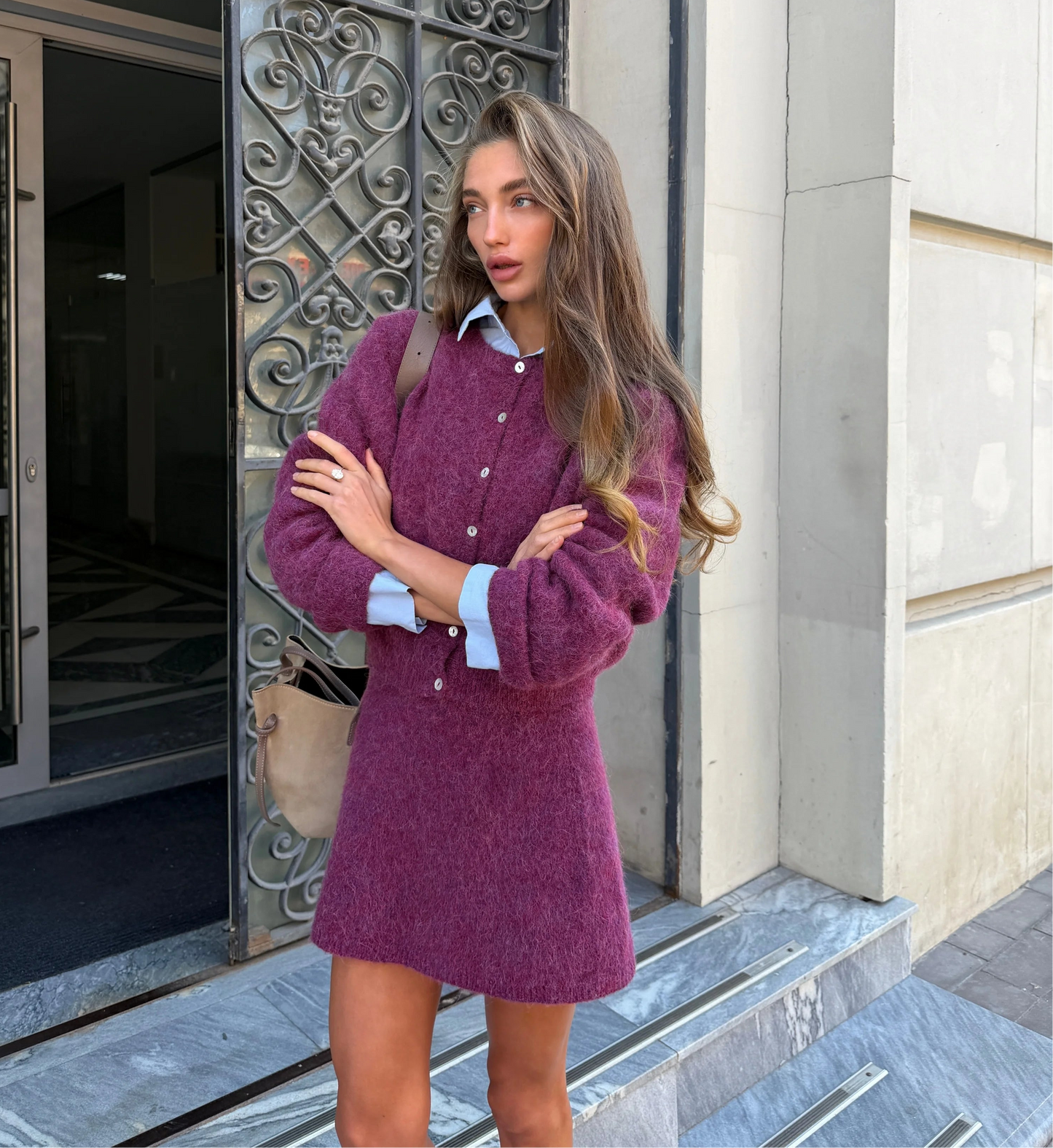 Julie Set(Cardigan/Skirt)