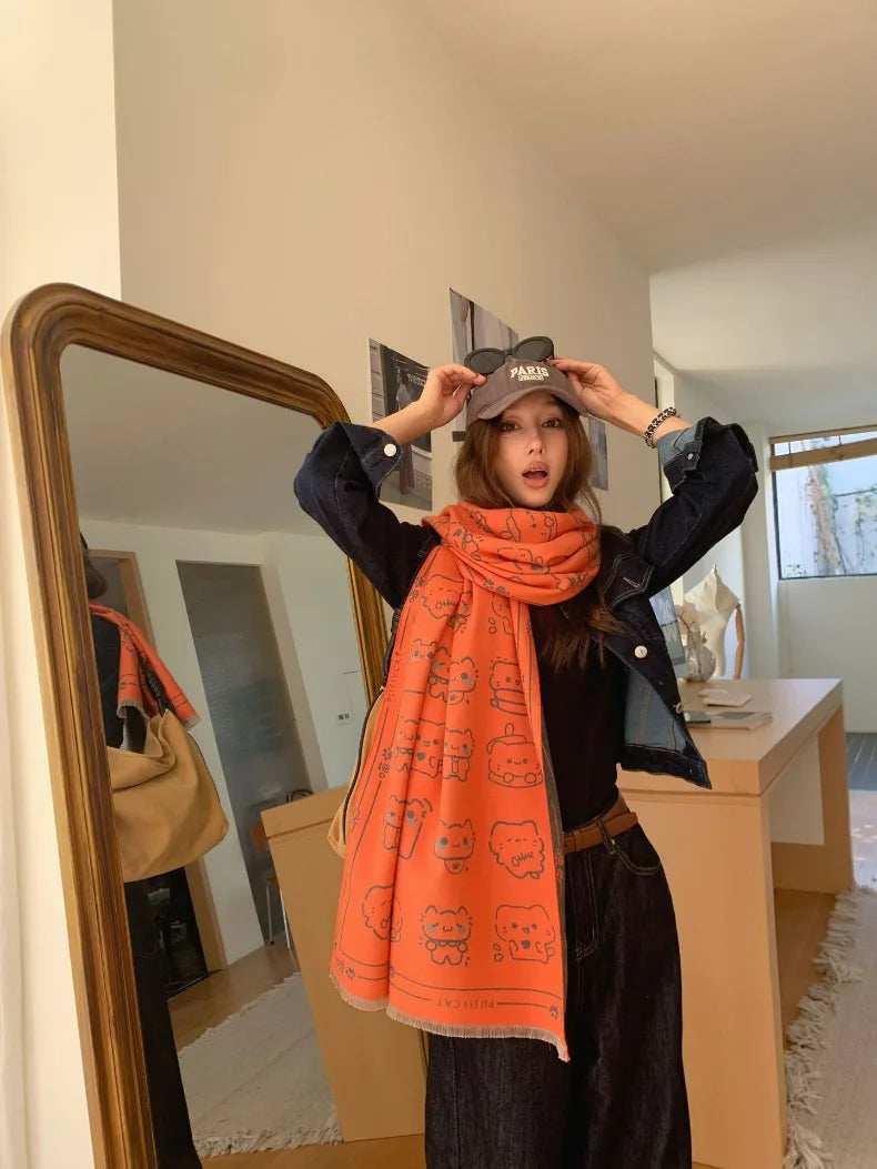 Winter Cashmere Scarf