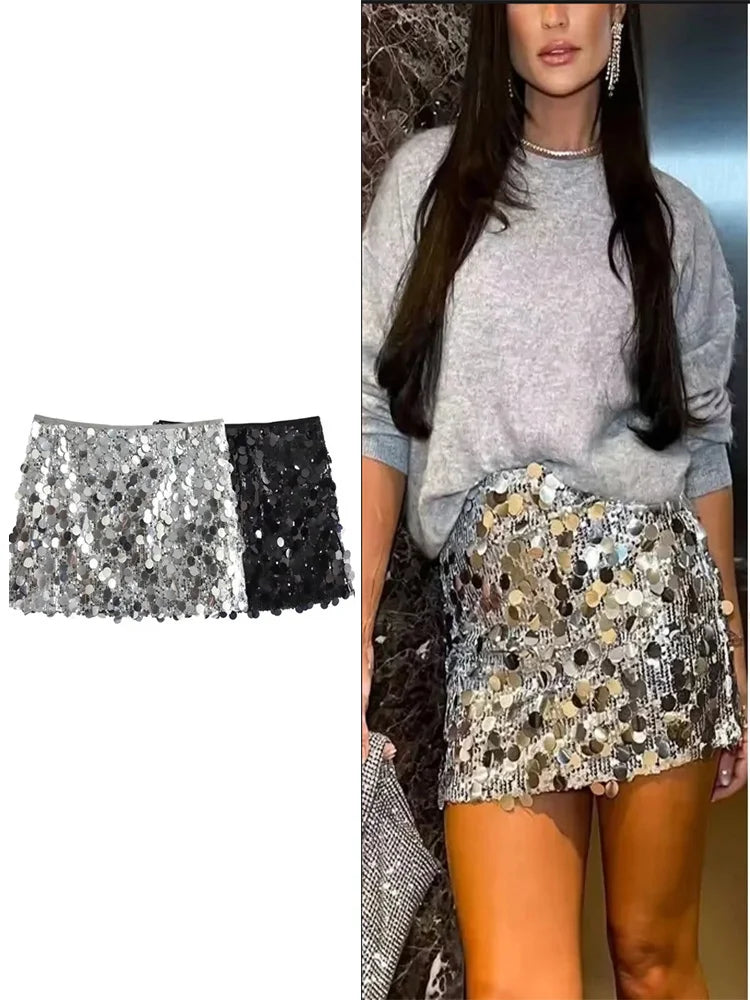 Mary Sequin Skirt