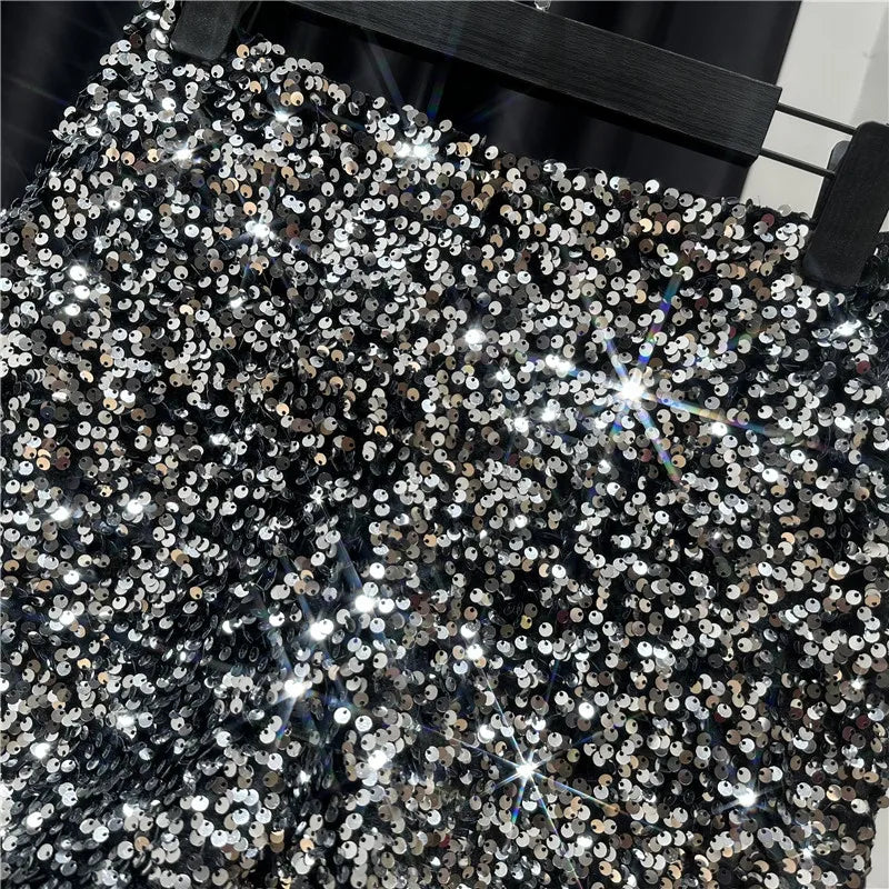 Anna Sequins Set (Cardigan/Shorts)