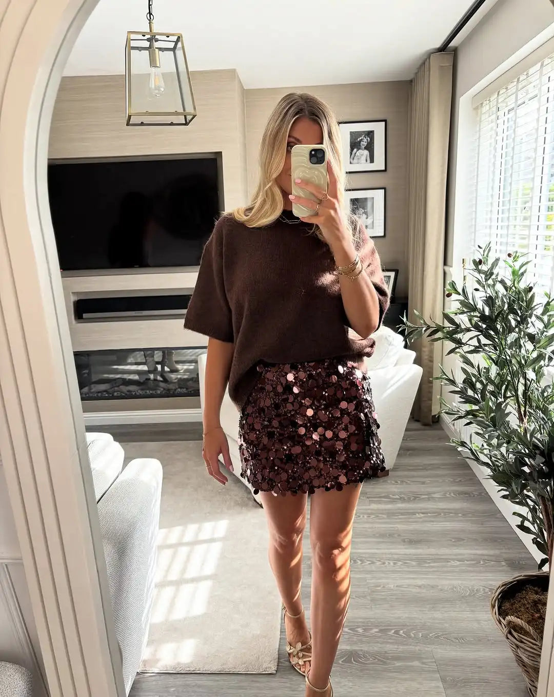 Mary Sequin Skirt 2
