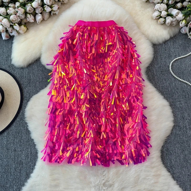 Yolanda Sequined Skirts
