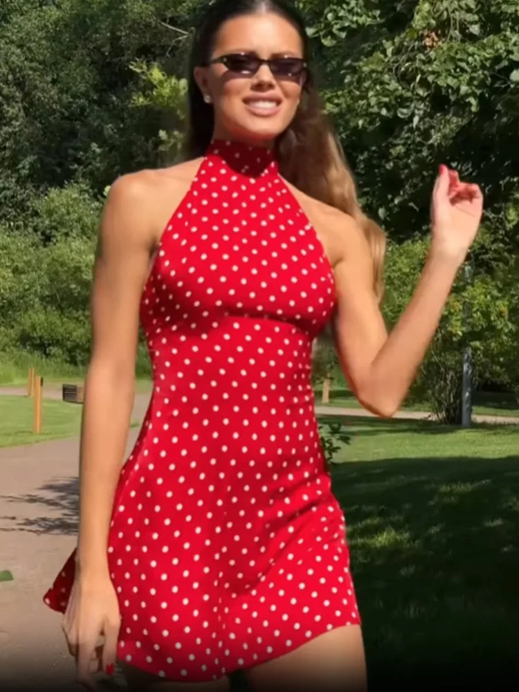 Gloria Polka Dot Dress