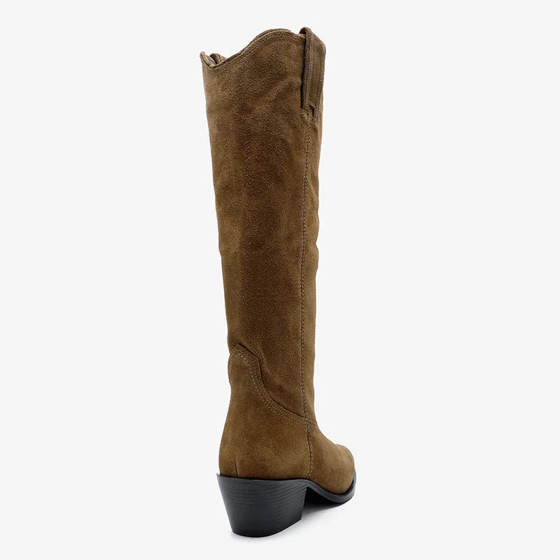 Ruth Boots (Natural Suede)