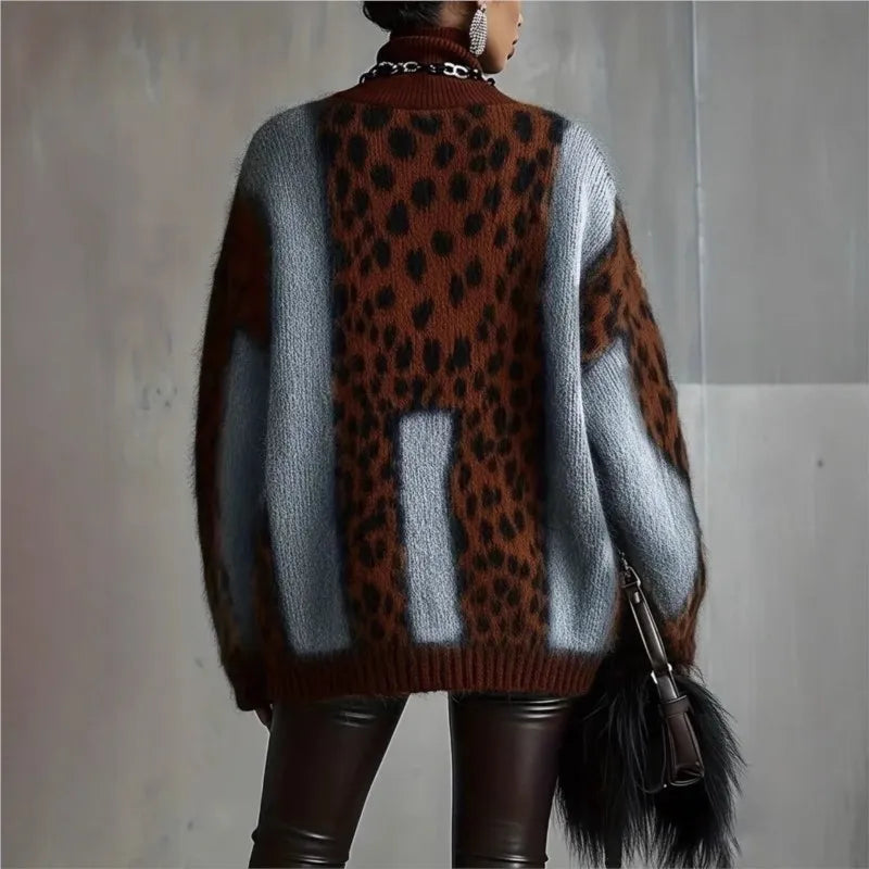 Leopard Print Sweater