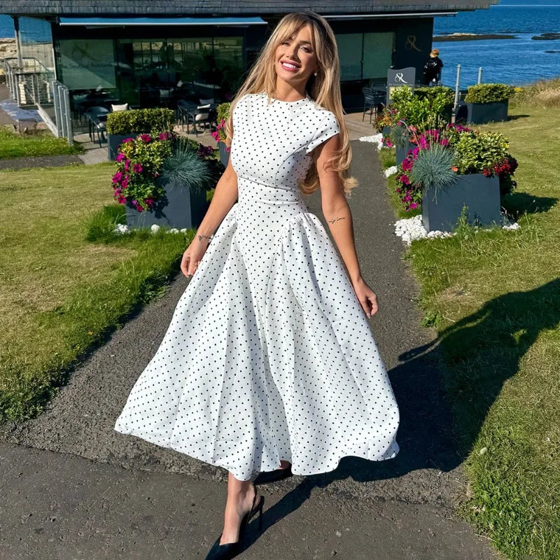 Amanda Polka Dot Dress