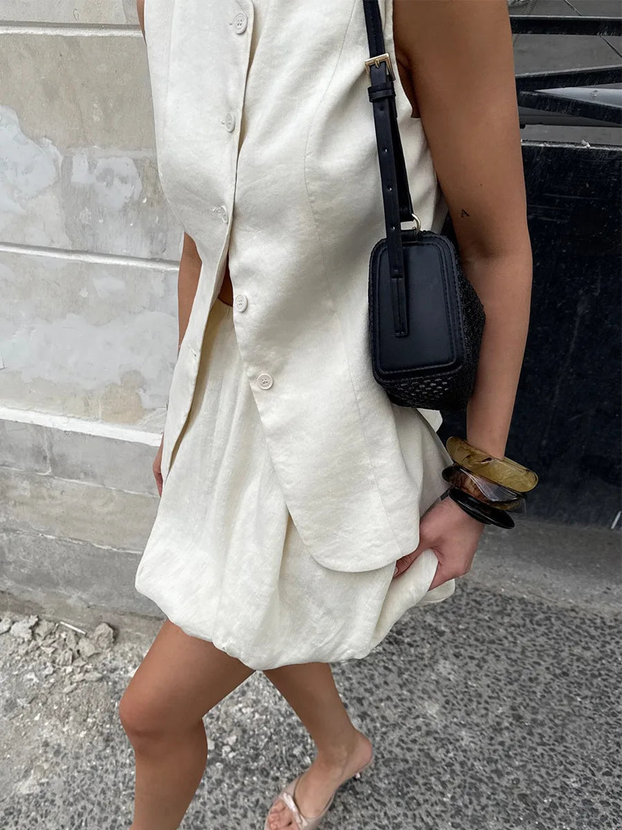 Sara Set(Vest/Skirt)