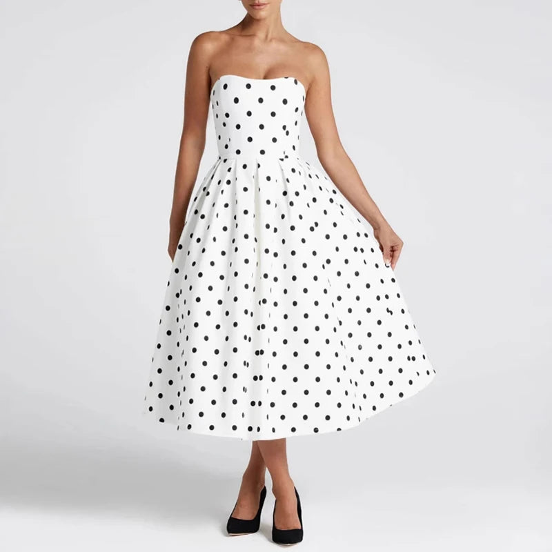 Christine Polka Dot Dress