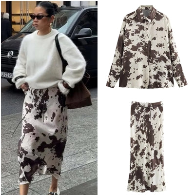 Margaret Elegant Set (Skirt/Shirt)