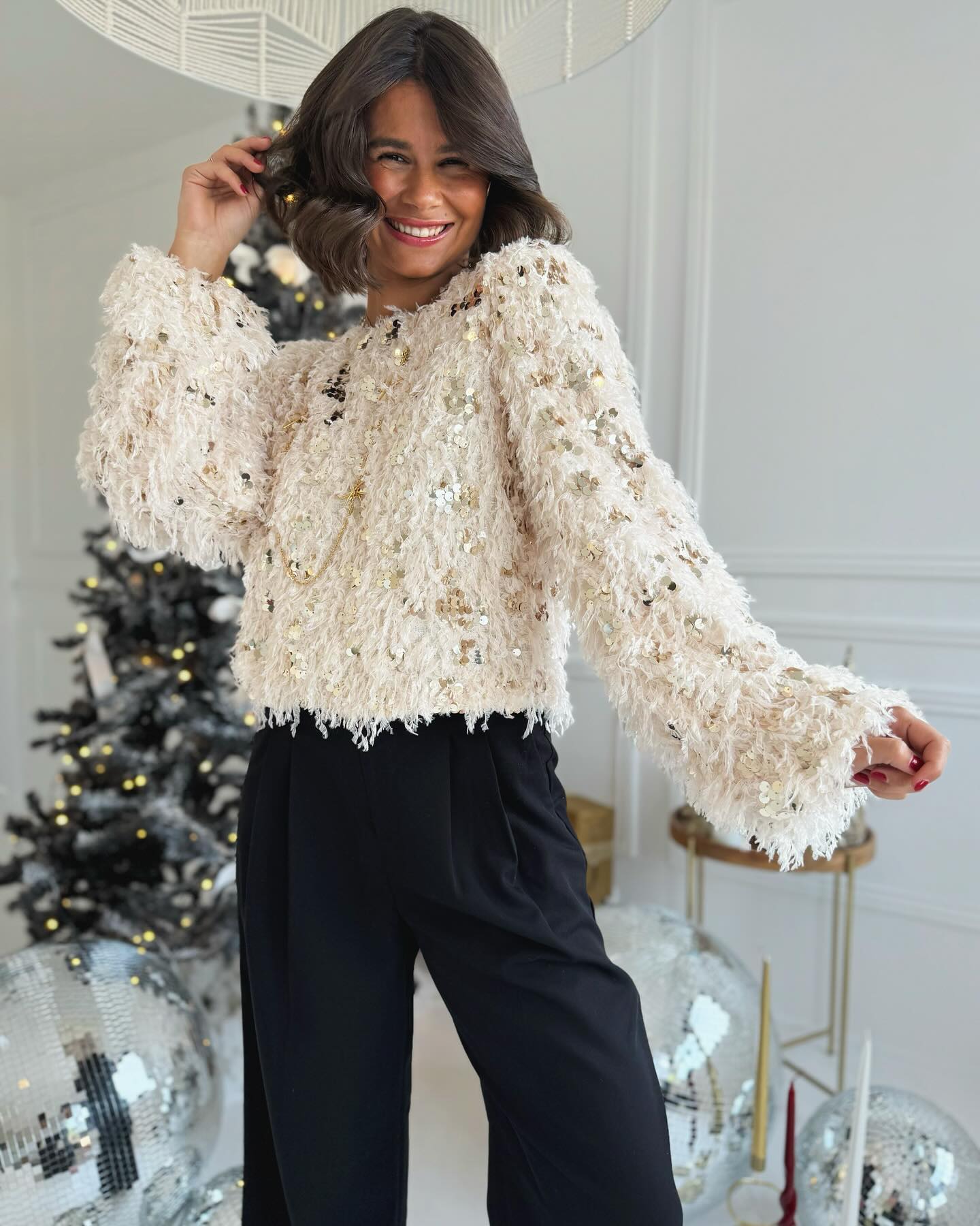 Brittany Sequins Sweater/Cardigan