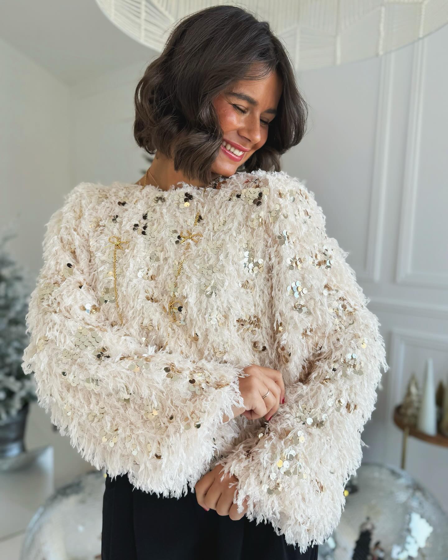 Brittany Sequins Sweater/Cardigan