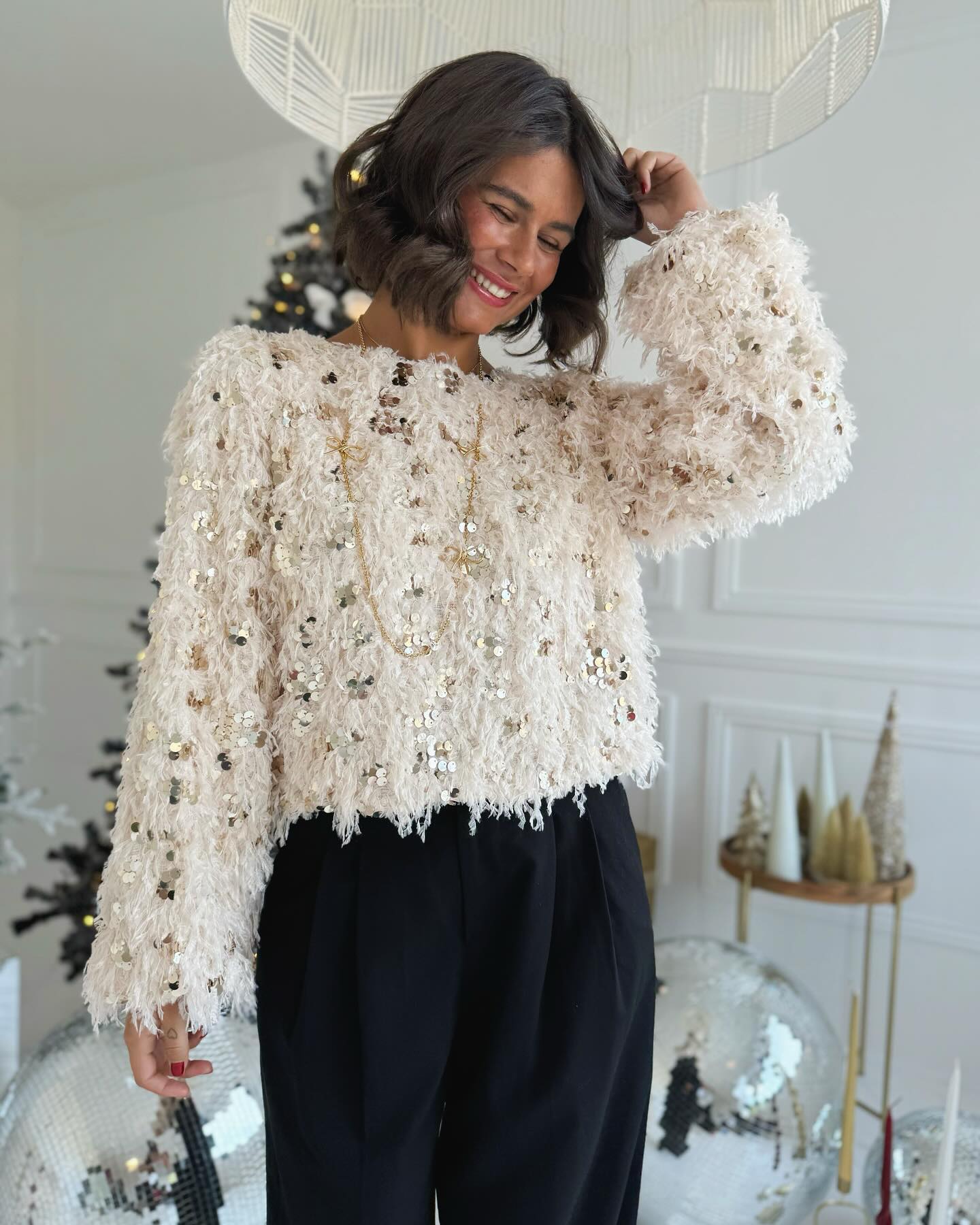 Brittany Sequins Sweater/Cardigan