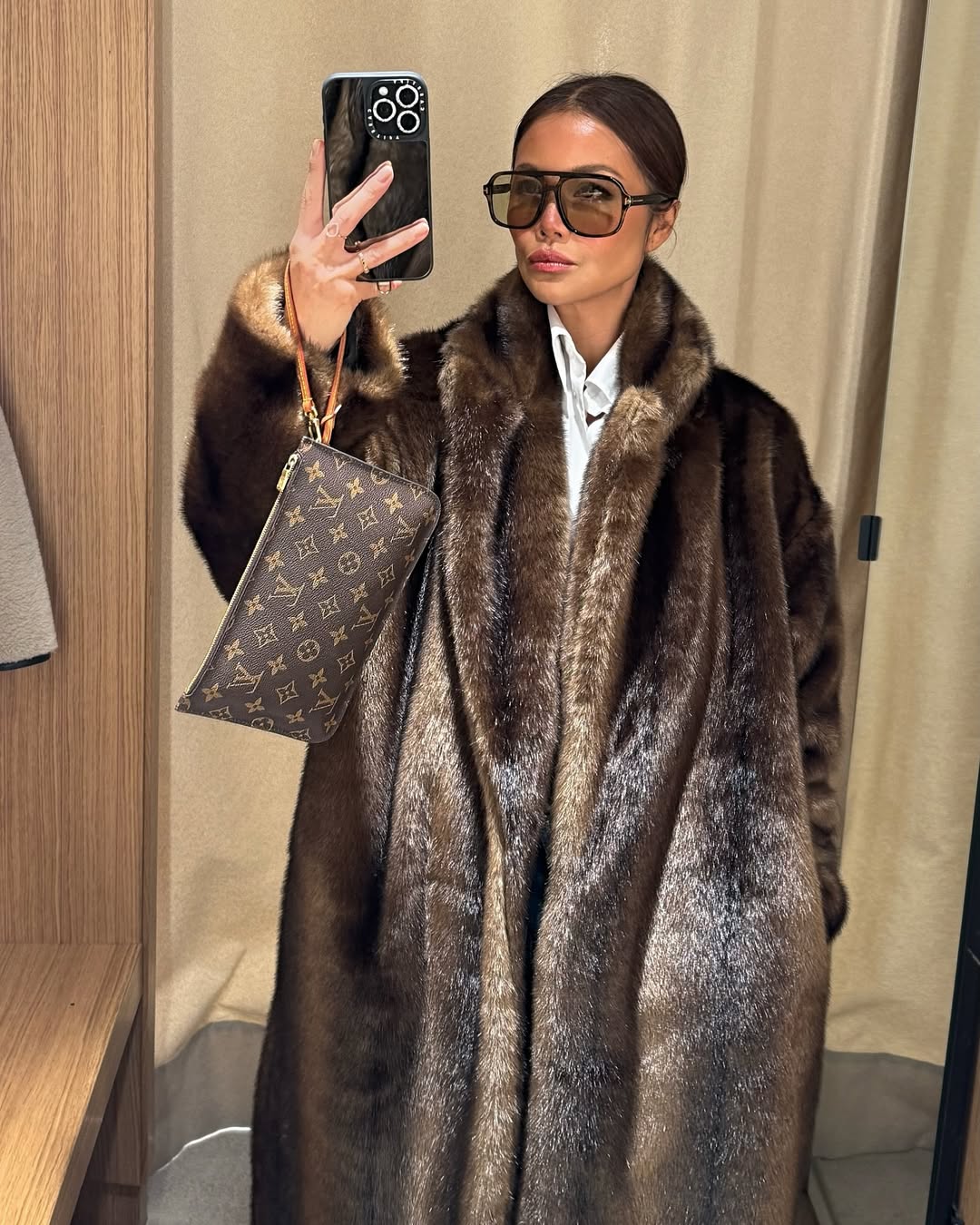 Jennifer Faux Fur Coat