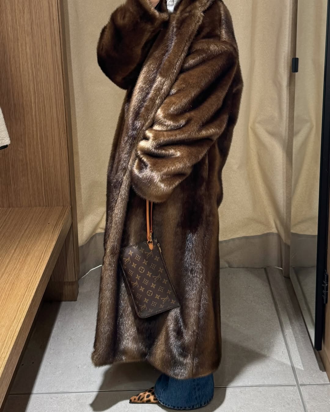 Jennifer Faux Fur Coat