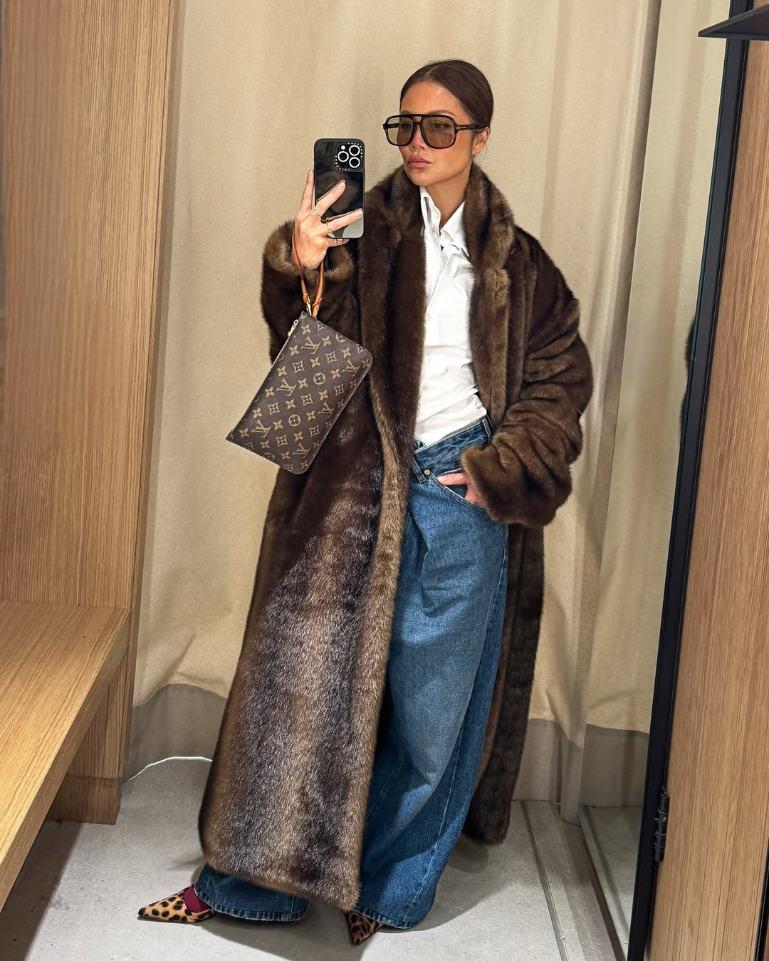 Jennifer Faux Fur Coat