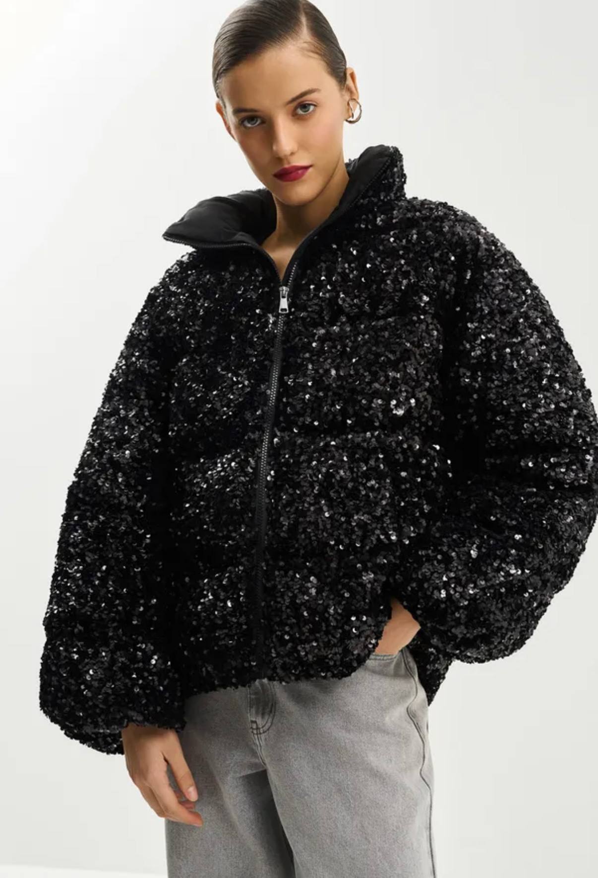 Michelle Sequin Warm Jacket