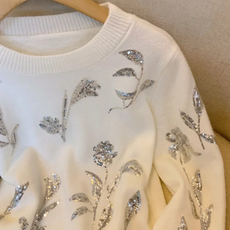 Julia Sequin Sweater