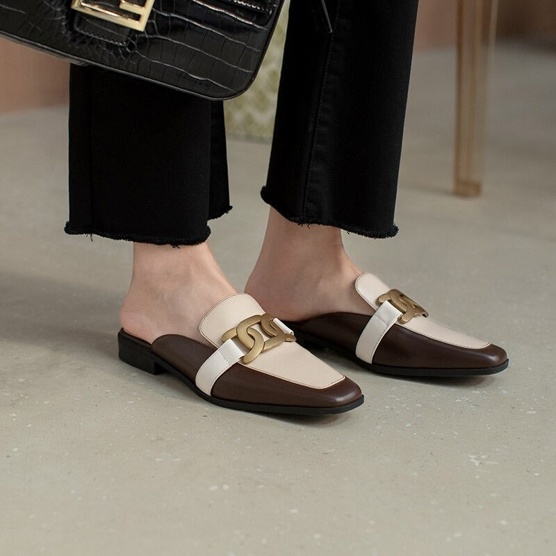 Helen Mules (Genuine Leather)