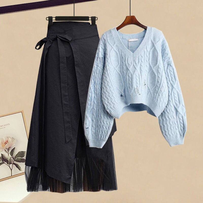 Magdalen Set (Sweater/Skirt)