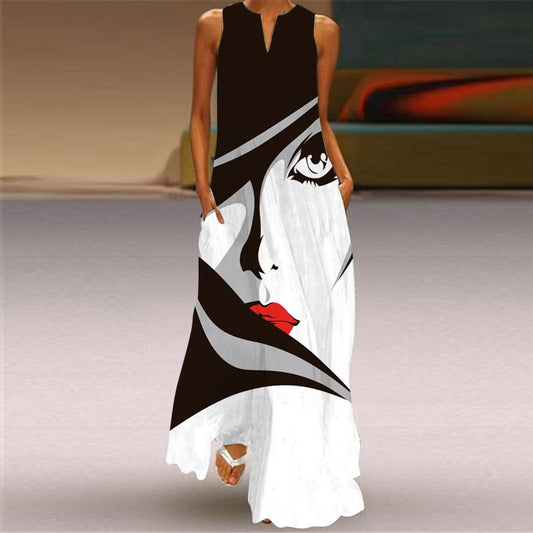 Print Maxi Dress