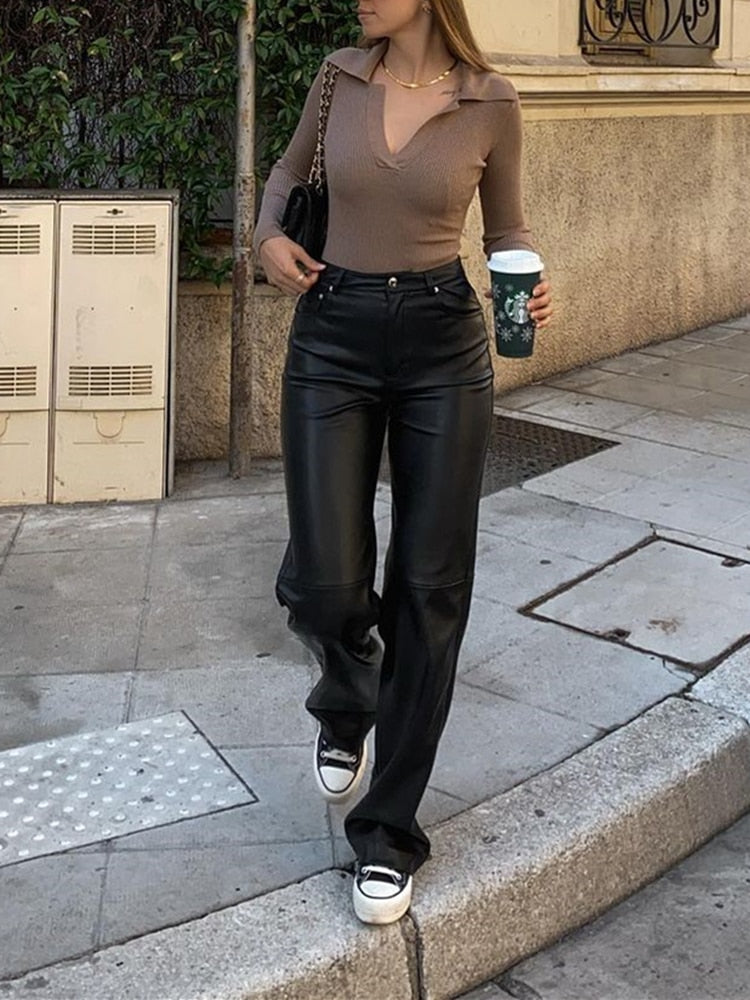 Sharon Leather Pants