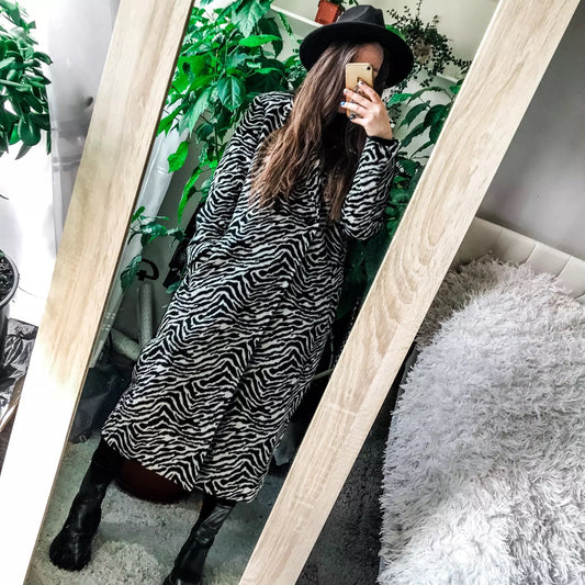 Zebra Print Coat