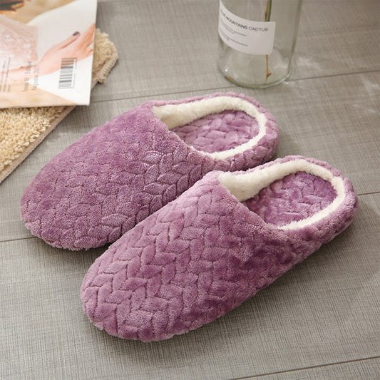 Plush Cotton Slippers