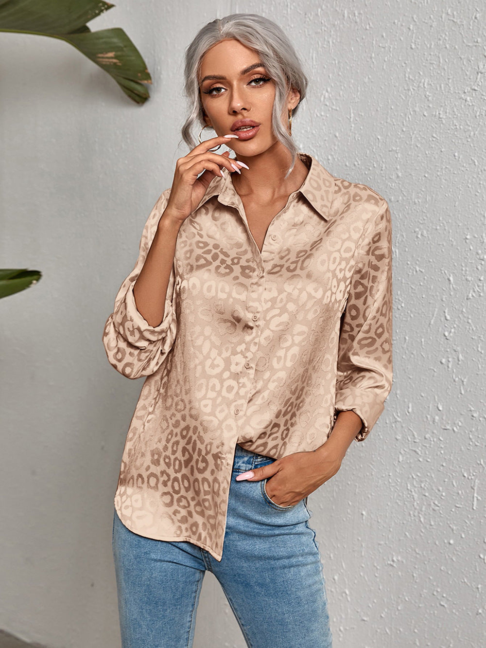 Leopard Printed Blouse