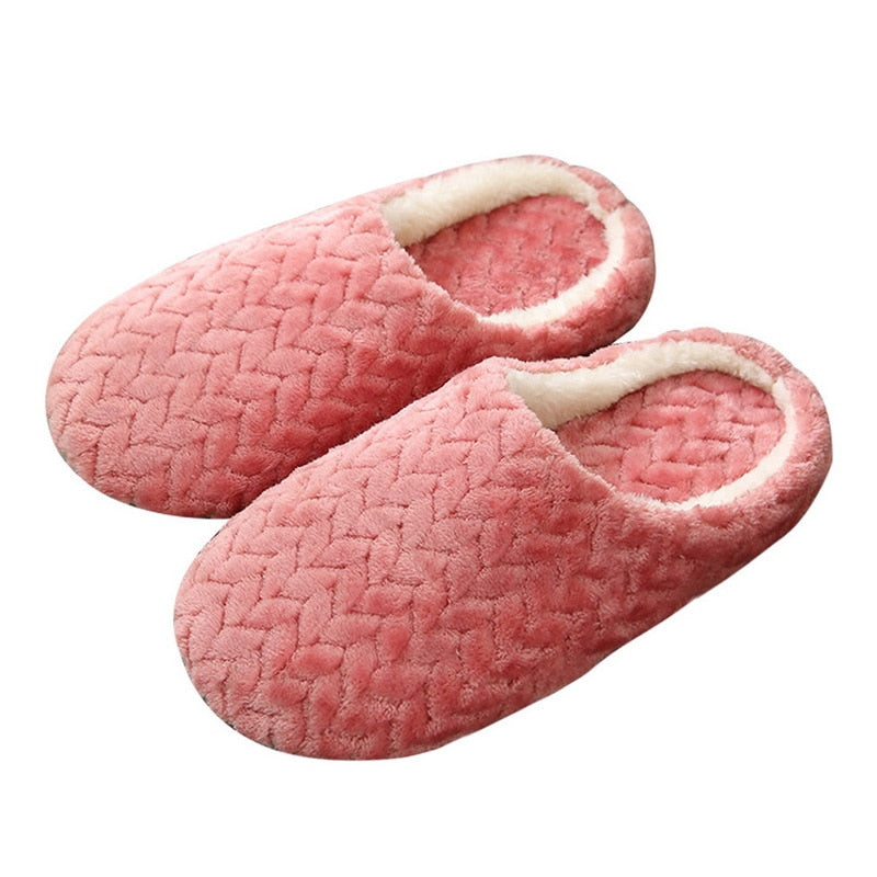 Plush Cotton Slippers