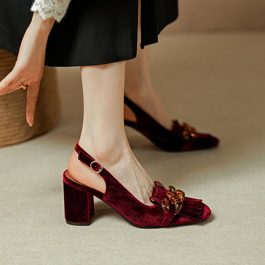 Sophie Velvet Shoes