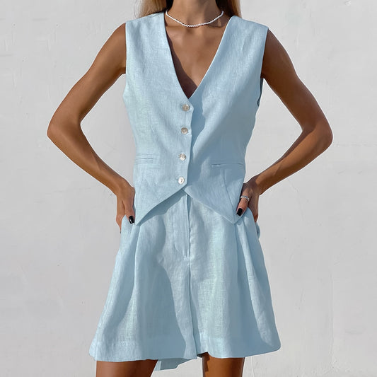 Leslie Set (Shorts/ Vest)