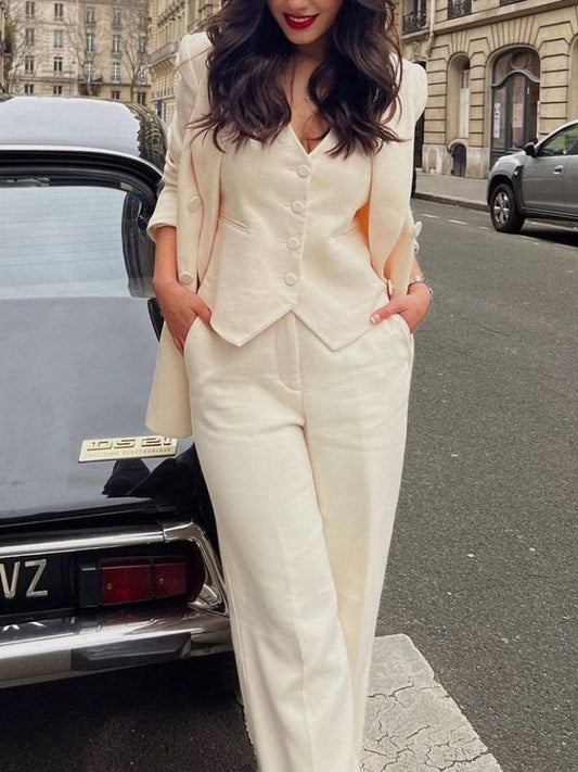 Hilary Suit (Blazer, Pants, Vest)