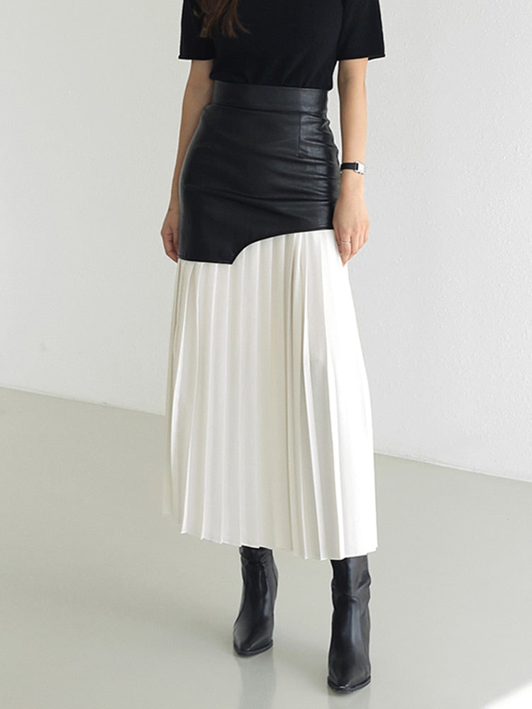 Amy Midi Pleated Skirts