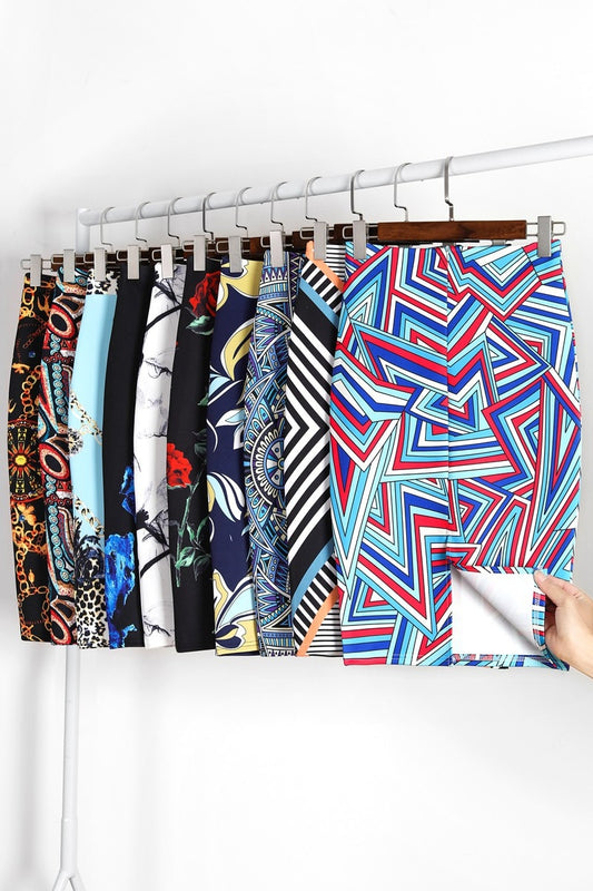 Lilian High Waist Midi Skirts