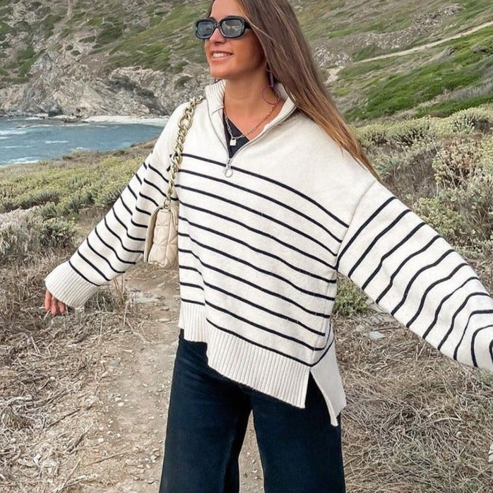 Hilary Asymmetry Sweaters
