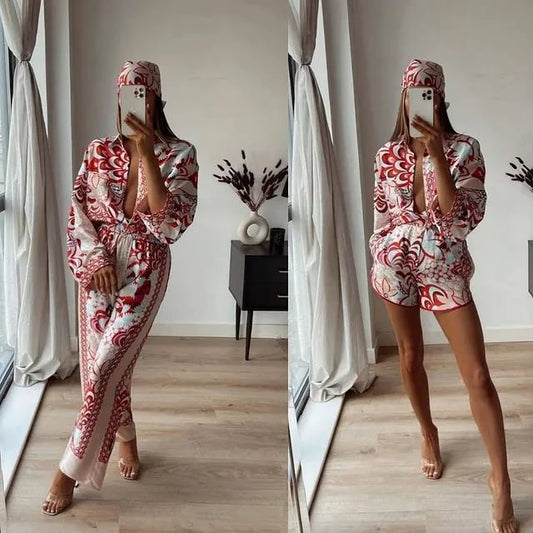 Lily Sets (Shirt/Pants/Shorts/Headscarf)