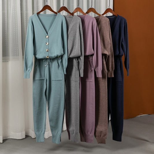 Victoria Knitted Set (Sweater/Pants)