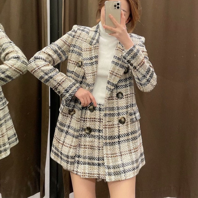 Loren Tweed Suit (Blazer/Shorts)