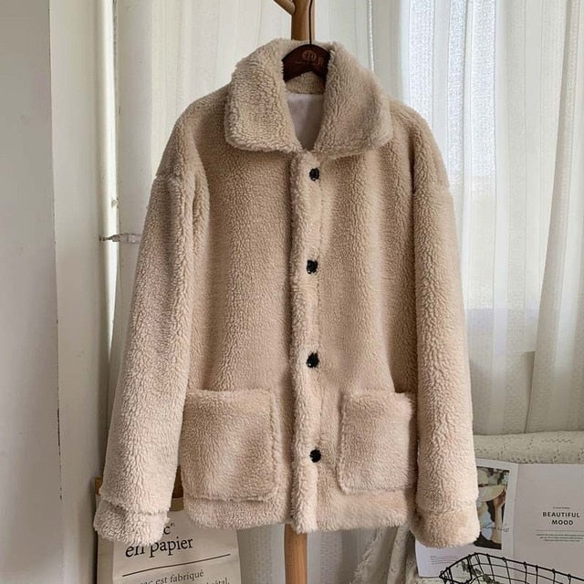 Dorothy Lamb Faux Fur Coat