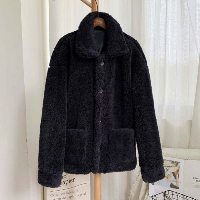 Dorothy Lamb Faux Fur Coat