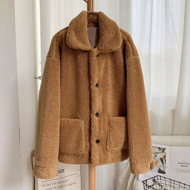 Dorothy Lamb Faux Fur Coat