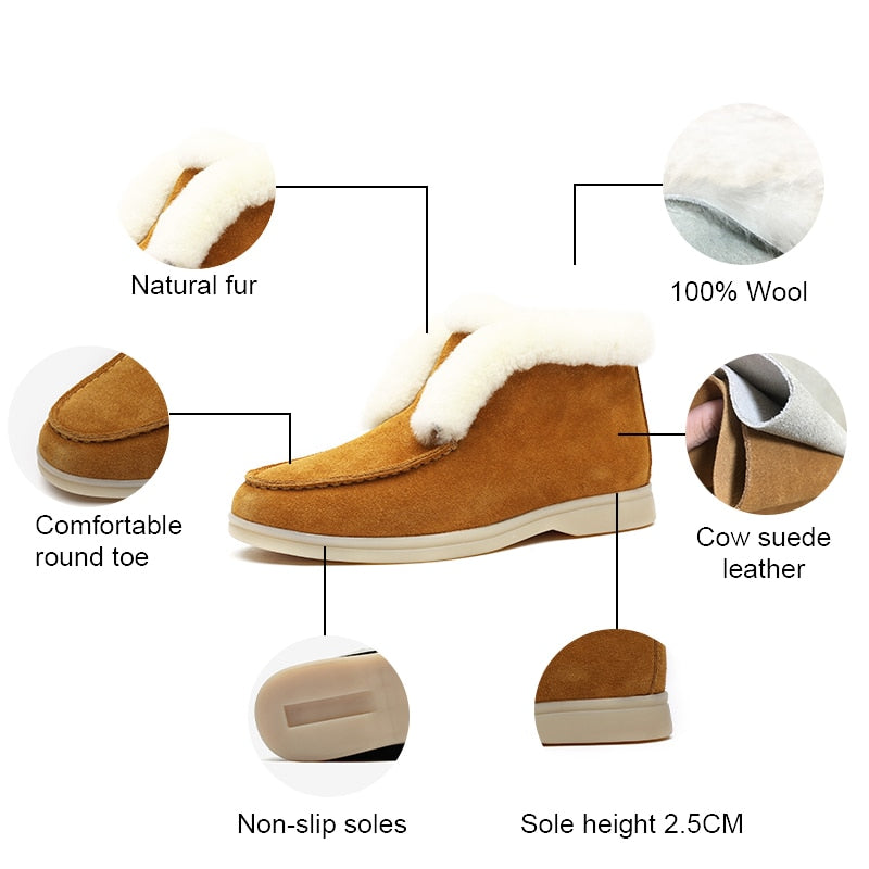 Anne Boots (natural fur, leather)