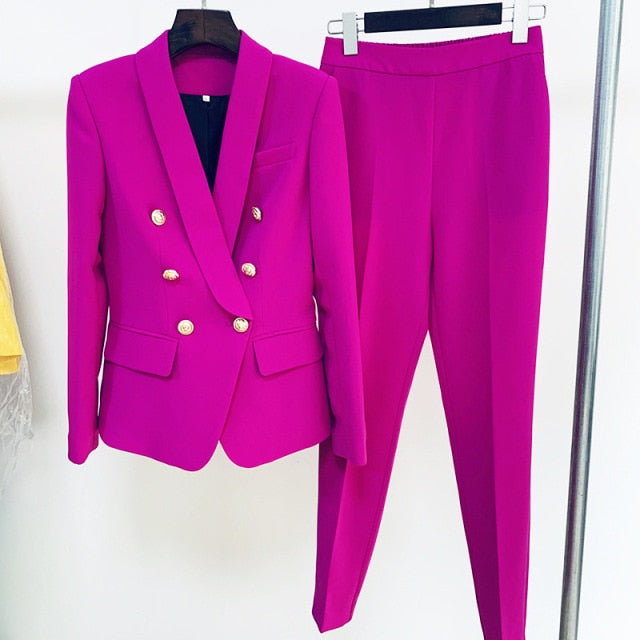 Helen Classic Suit (Blazer/Pants) 8 colours